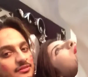 Young Indian Couple Having Fun in a Hotel Room