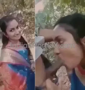 Cute Bangladeshi Girl Outdoor Blowjob Until Cum