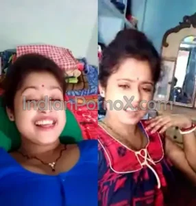 Cute Wife Hot Expressions with Husband on Video Call