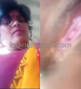 Indian marathi Bhabhi showing pussy on video call