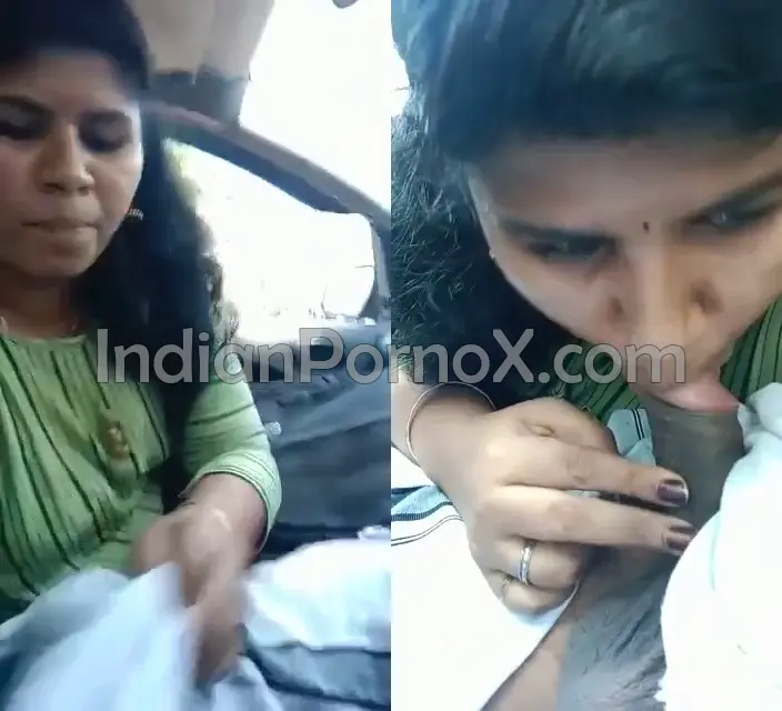 my girlfriend giving me blowjob inside car