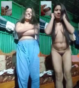 Cute Bangladeshi Girl Full Nude Show on IMO Video Call
