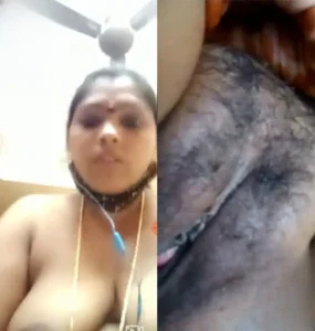 Tamil Bhabhi Showing Her Black Pussy on Video Call