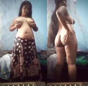 Big Ass Indian Girl Take off Clothes to Nude Show