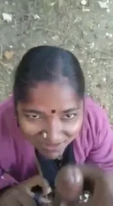 Indian Village Randi Giving Blowjob Beside Road