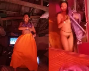 Young Village Bhabhi Dress Changing Video Record by Devar