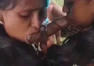 Kerala Bhabhi Giving Blowjob Outdoor