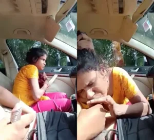 Marathi Local Randi Blowjob and Her Client Cum in Mouth Inside Car