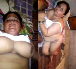 Mature Indian Bhabhi Sex with Young Devar at Night