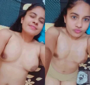 Cute Indian Topless Girl Showing Her Boobs
