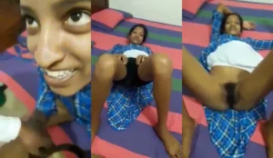 Hairy Pussy Skinny Girl XXX with Boyfriend
