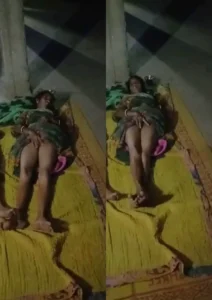 Unsatisfied Sleeping Bhabhi Fingering Pussy Captured by Devar