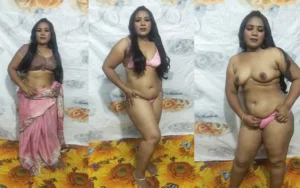 Desi Dancing Bhabhi Removing Saree
