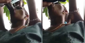 Telegu Village Bhabhi Nice Blowjob behind House